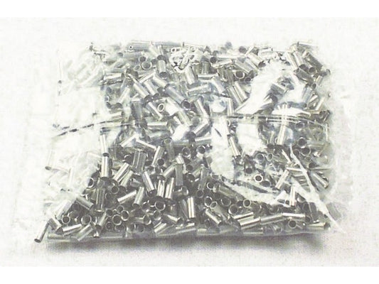 Terminalrør uisoleret 2,5mm²-L7mm; pose m/1000stk.