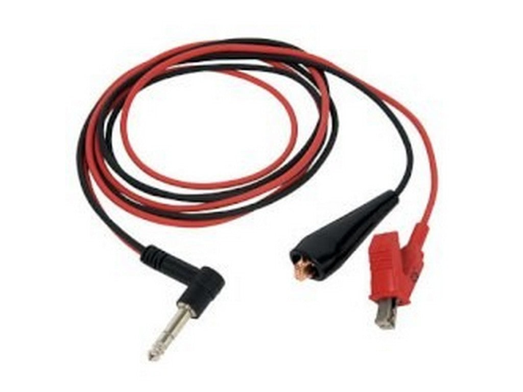 Kabel Jackstik med Rød/Sort krokodillenæb til 3M kabelsøger