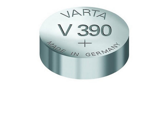 Varta batteri V390 sølvoxid 1,55V: 80mAh: Ø11,6x3,05mm SR54