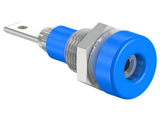 Bøsning LB-I 2 R,6KT blå 30V AC/60V DC - 10A CATI