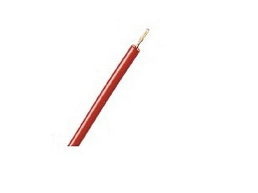 Ledning Silivolt 0,55 mm 100m rød