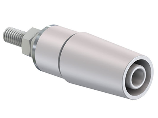 Socket nickel-plated SAB4-G/NX white 600V - CAT II - 32A