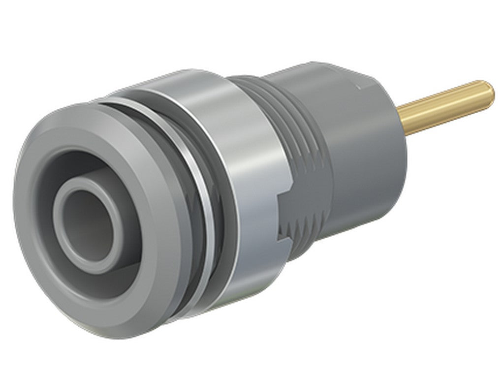 Socket SLB4-R gold plated Grey CAT III 1000V 24A