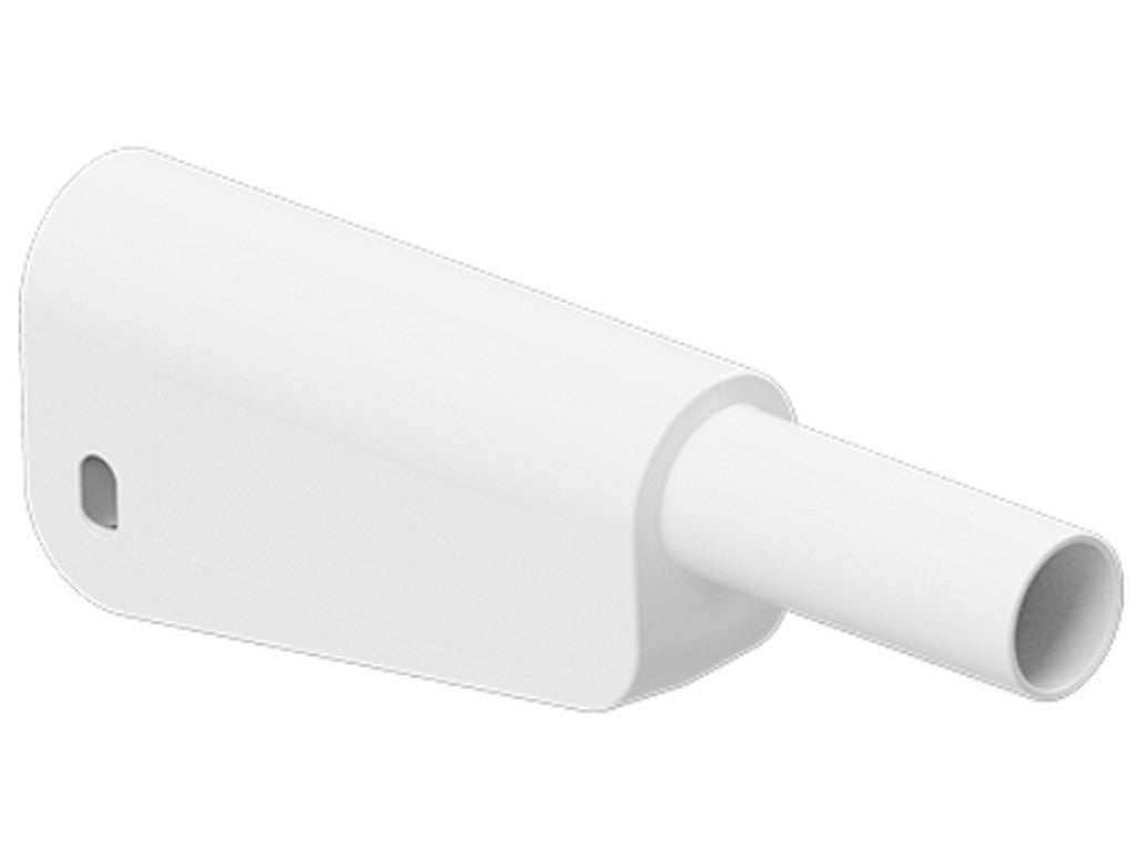 Insulation for banana plug KT-SL-4-46 Ø4mm WHITE for 2.5mm wire/SLQ-4x +SLM-4x