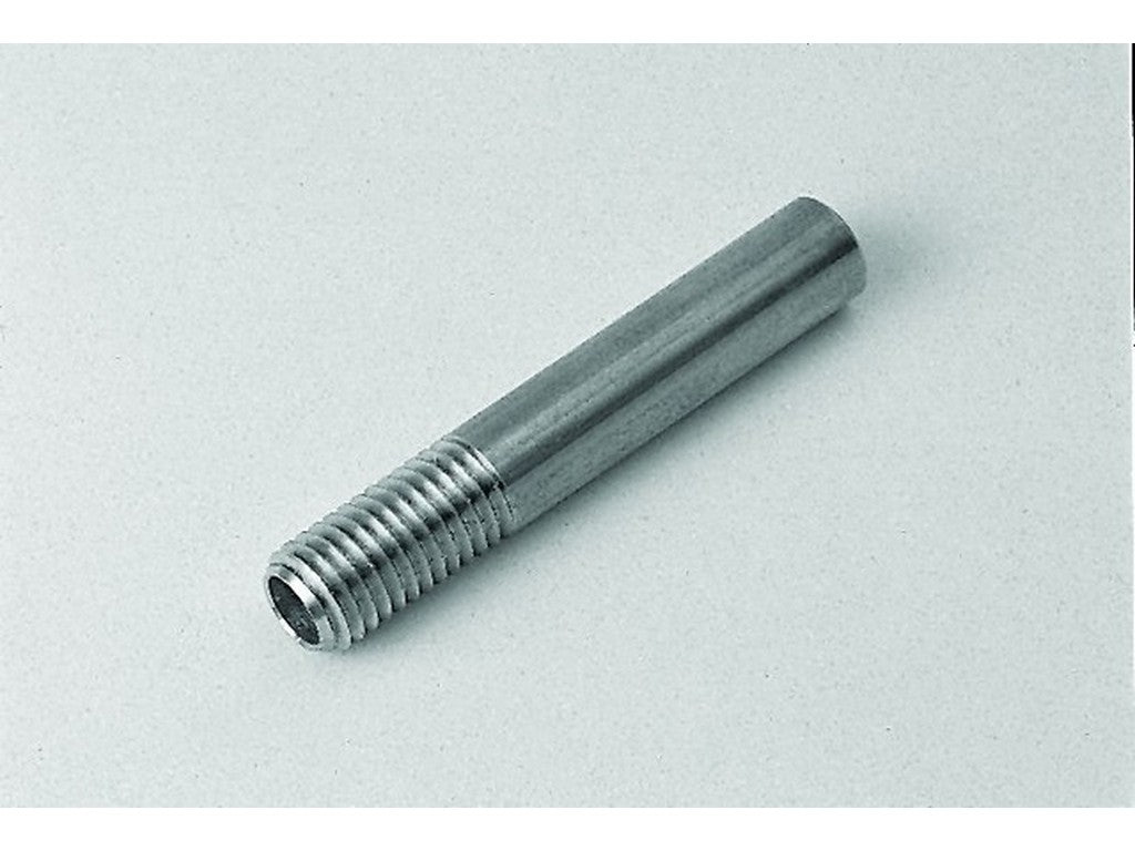 End sleeve for pipe elbow Ø11mm MS w/M12 external thread