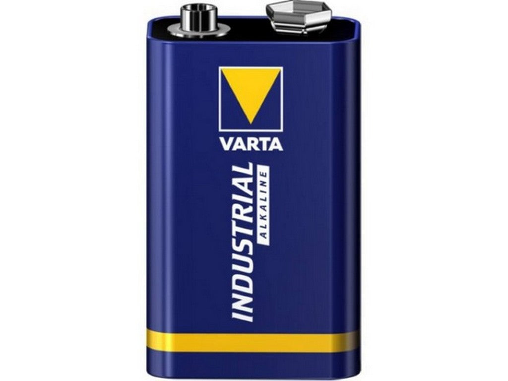 Varta batteri Industrial 6LR61 9V; 26,5x17,5x48,5mm 6LR61, alkalisk