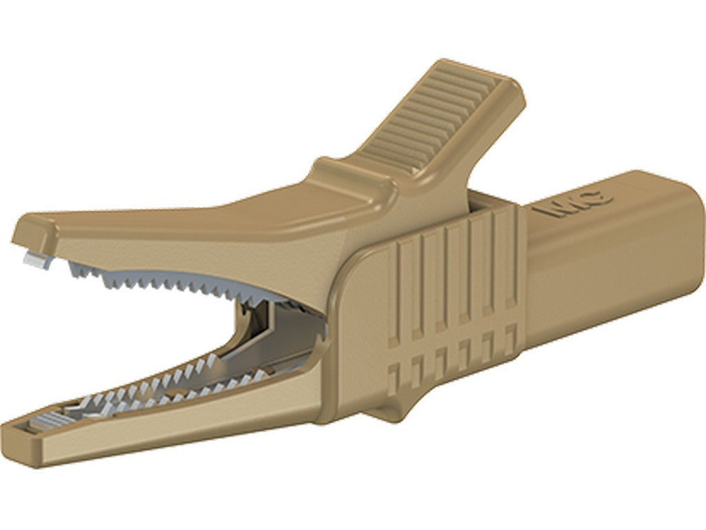 Crocodile clip XKK-1001 brown 1000V - CAT II - 32A