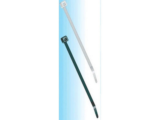 Kabelbinder natur 2,5 x 200mm PAKKE m. 100 stk.