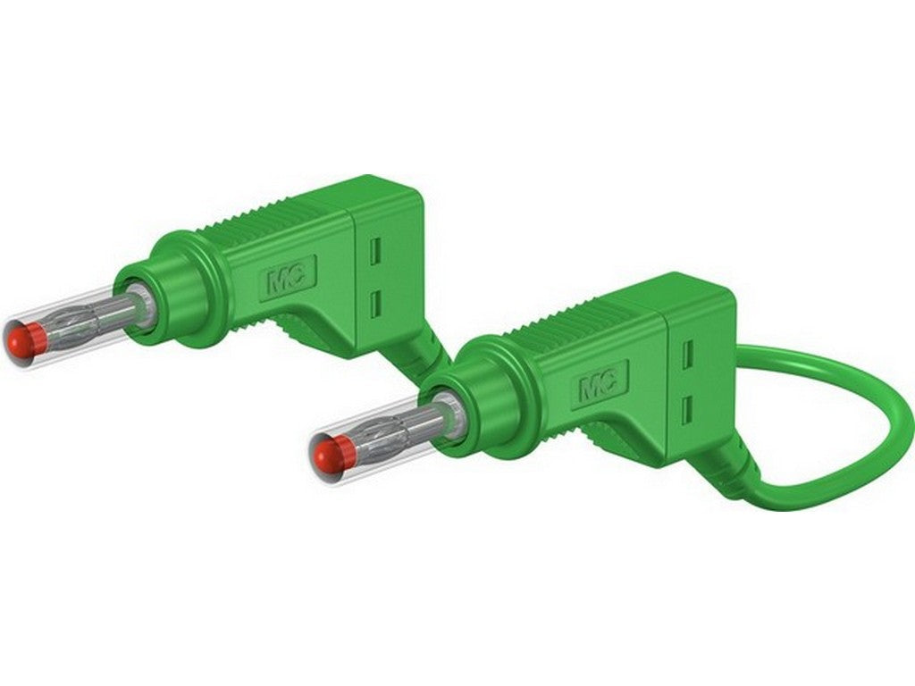 Test lead XZG425/SIL green 50cm - 600V CATII 32A