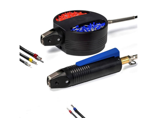 Pneumatic terminal crimper 4-10mm table model