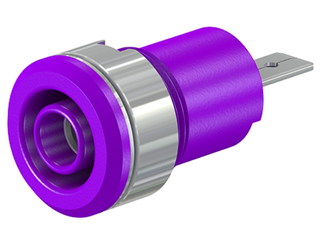 Socket SLB4-F/A nickel-plated violet CAT III 1000V 24A