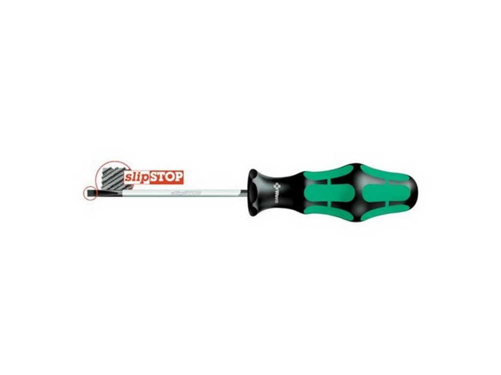 Screwdriver straight slot 0.8x4.0x200mm; w/slipSTOP