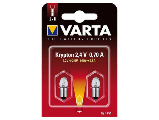 Pære 751 Krypton P13S 2,4V 0,75A t/621,623,629,630,672