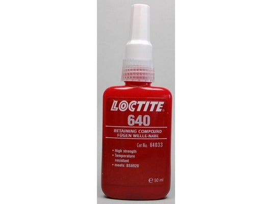 Loctite 640 lagerlås STERK 250ml flaske grønn