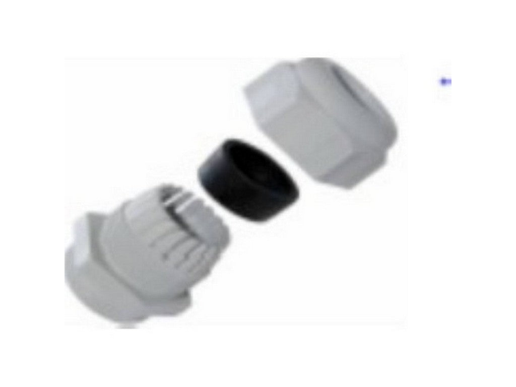 Cable gland polyamide grey PG13.5; Ø5-12mm