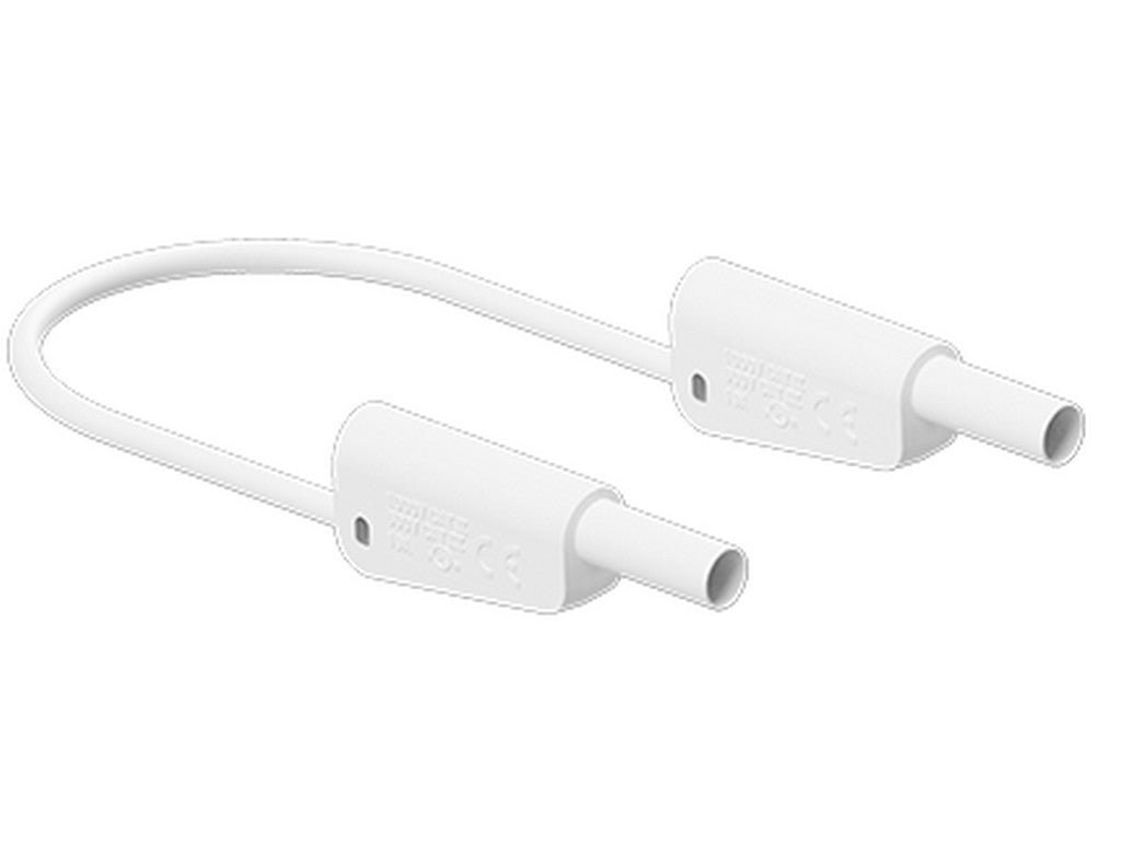 Test lead SLK4N-F25 PVC 75cm White 1000V CATII 600V CATIII 32A