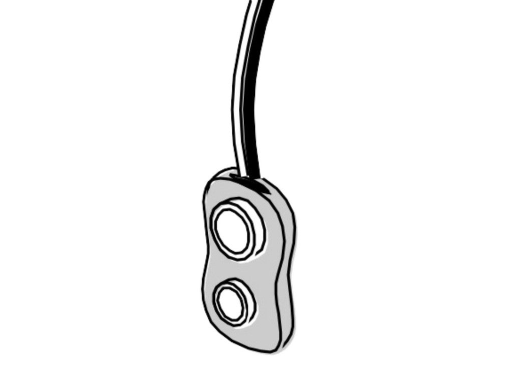 Fluke 87-8013 batteristik, ledning med to stikkontakter