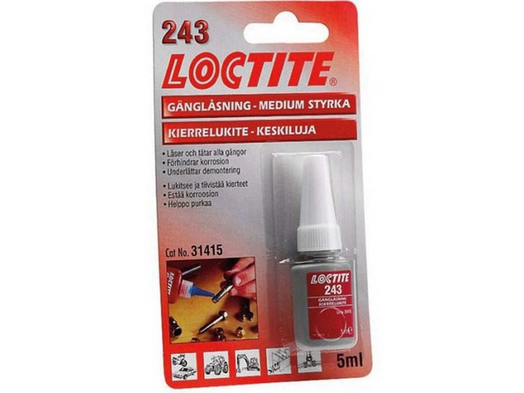 Loctite 243 skruesikr. medium 5g tube