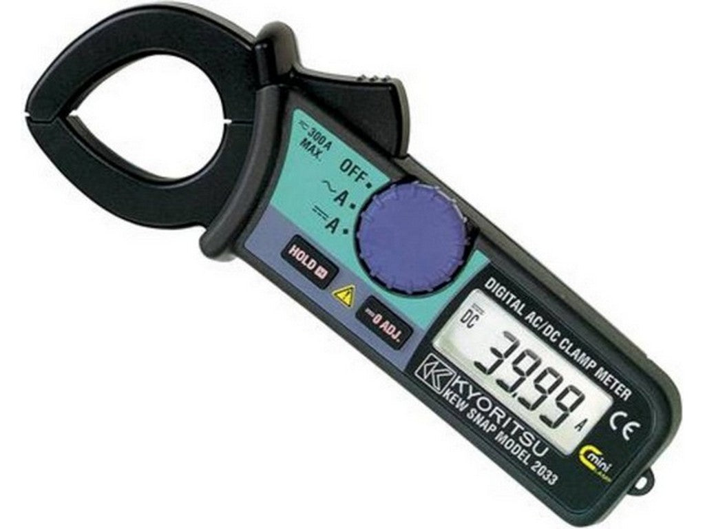 Clamp ammeter AC/DC pocket size, w/bag