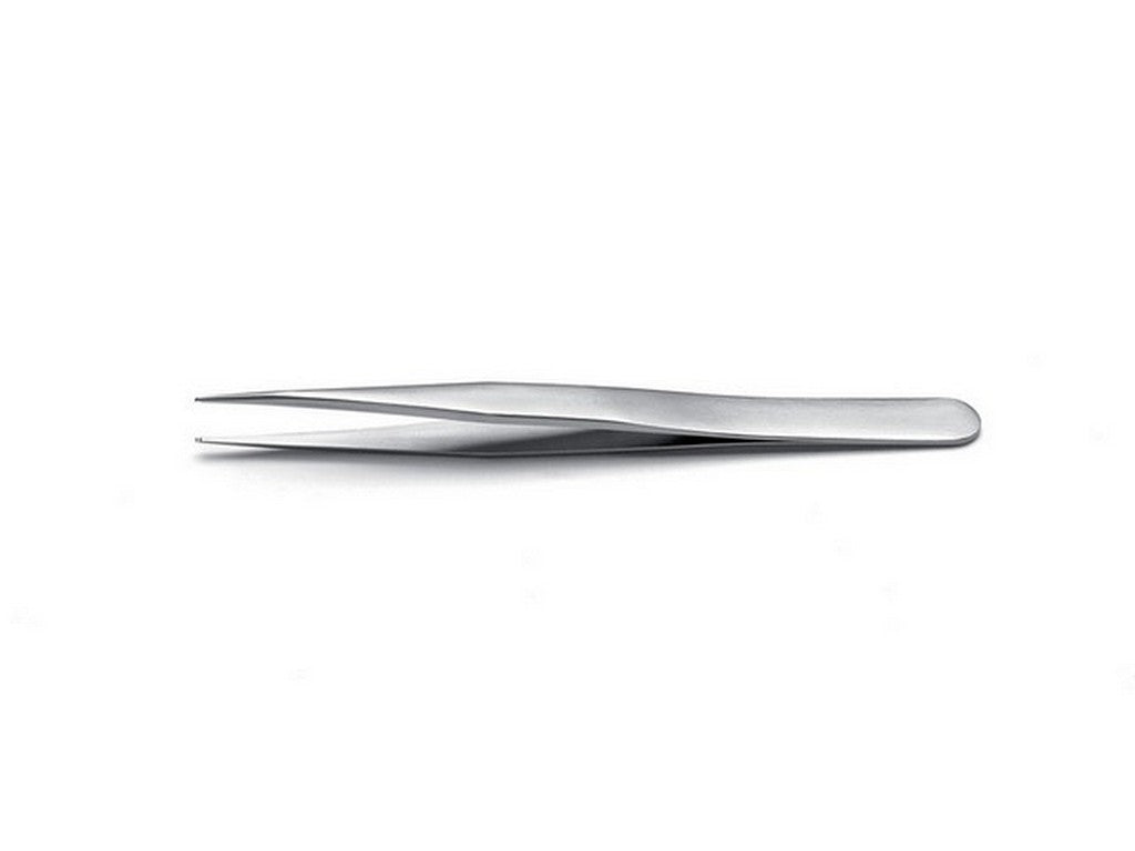 Pinsett SMD 120 mm spiss for sylindriske komponenter.