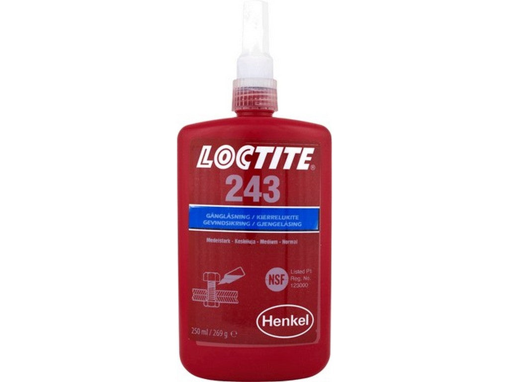 Loctite 243 screw lock medium 250ml bottle