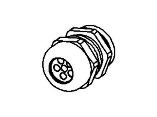 Kabelforskruning MULTI messing M25; 2xØ8mm