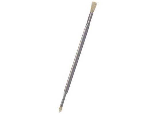 Brush ESD double w/horsehair 6mm x 13cm