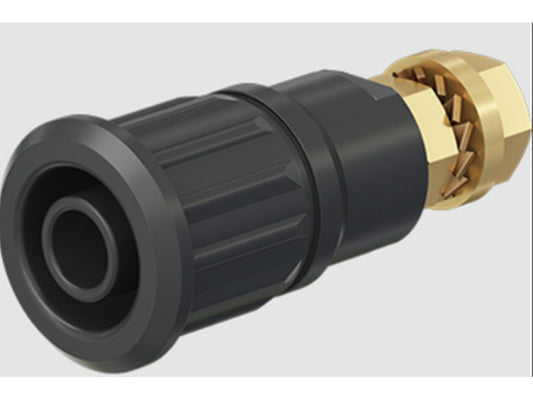 Socket SEB4-GK gold plated BLACK CATIII 1000V/CATIV 600V 32A