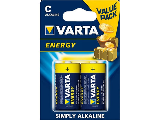 Varta batteri Simply Alk. C 1,5V; Ø26,2x50mm pris/stk LR14 - Alkaline