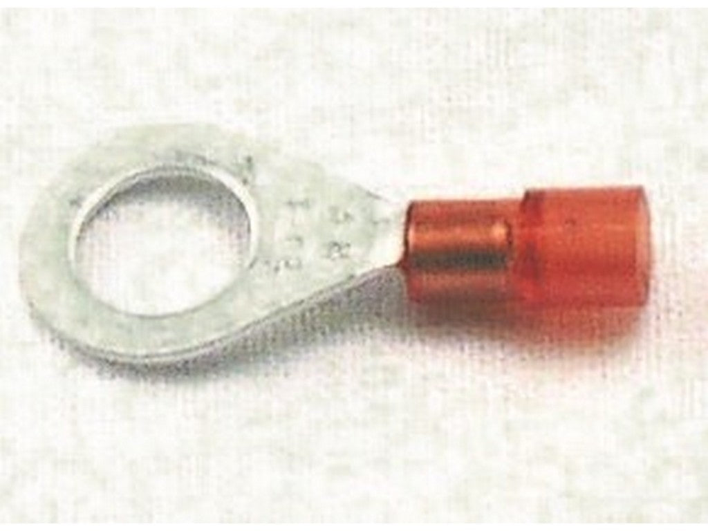 Kabelsko ring isoleret rød 0,5-1mm²-Ø8mm; DIN 46 237