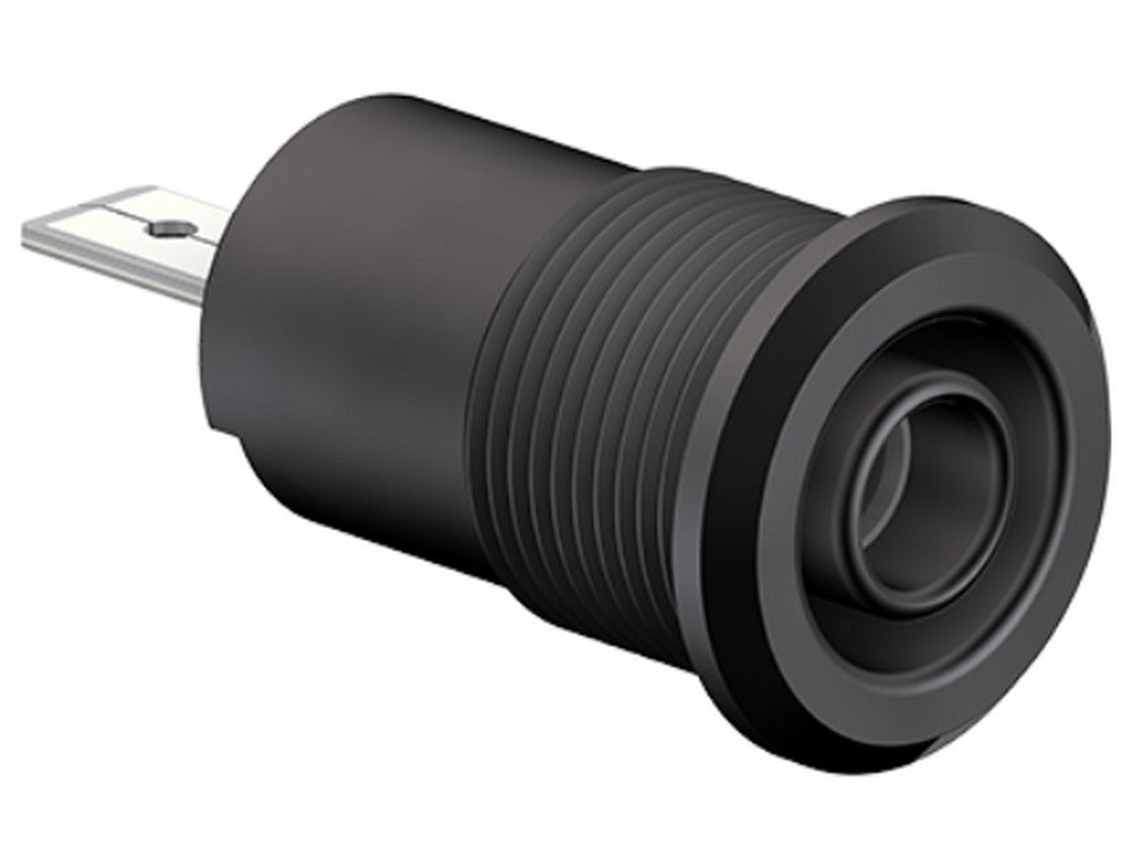 Socket BI-SLB4-F/A 4 mm, black