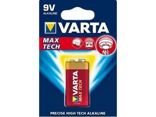 Varta batteri Max-Tech 9V 9V; 26,5x17,5x48,5mm; BL-1 6LP3146 - Alkaline