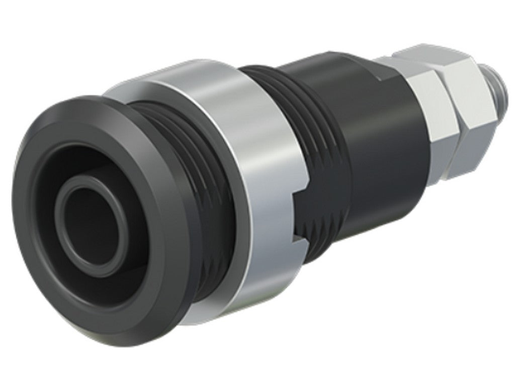 Socket SLB4-GK/N nickel-plated black CATIII 1000V/CATIV 600V 32A