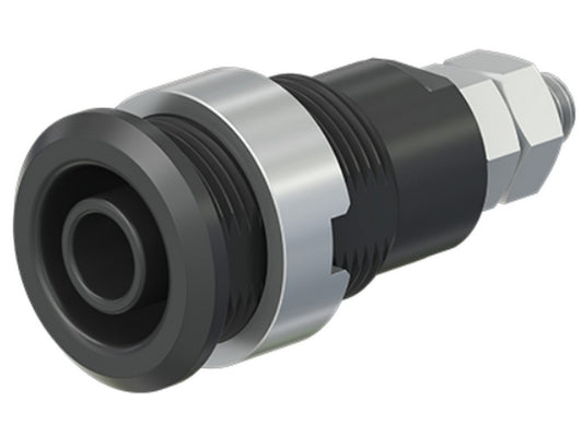 Socket SLB4-GK/N nickel-plated black CATIII 1000V/CATIV 600V 32A