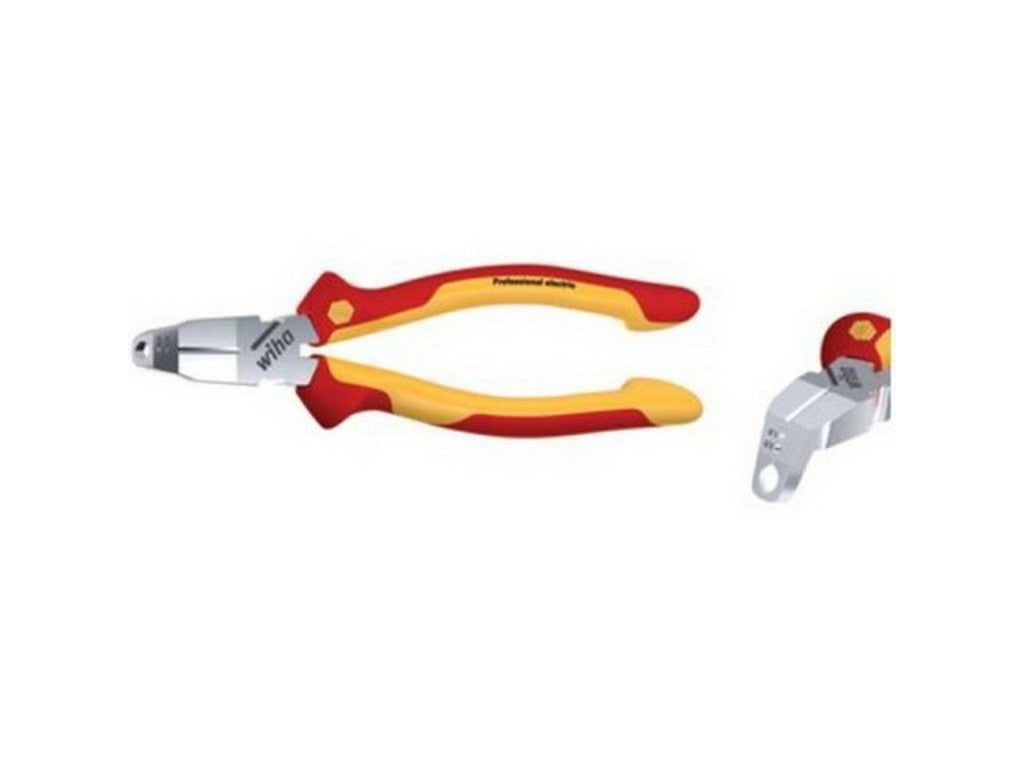 Installation pliers 1000V insulated w/3 stripping holes +1 clip