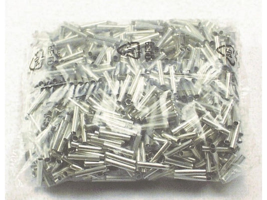 Terminalrør uisolert 4mm-L18mm; pose m/1000stk.
