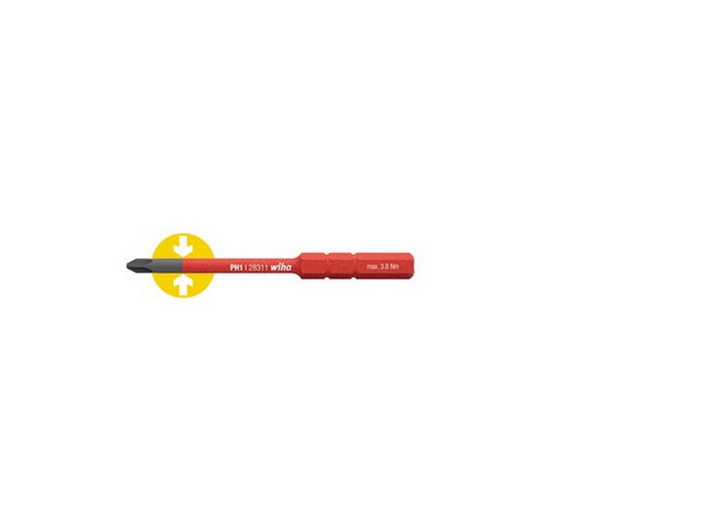 Screwdriver blade PH2-75mm 1000V insulated SlimBit