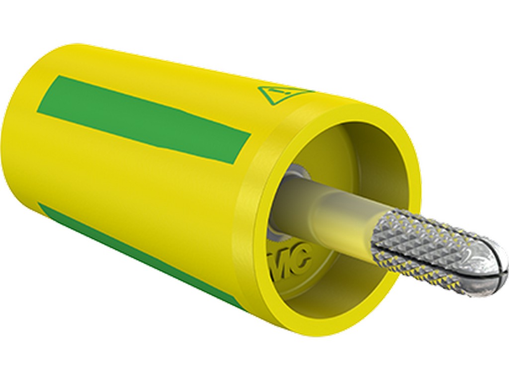 Adapter forniklet A-SLK4-N gul/grønn