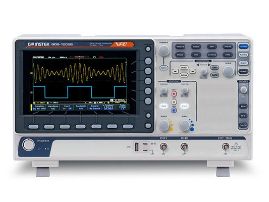 GW-DS Oscilloscope 2CH 100MHz 1GSa/s - USB - 10M memory CH
