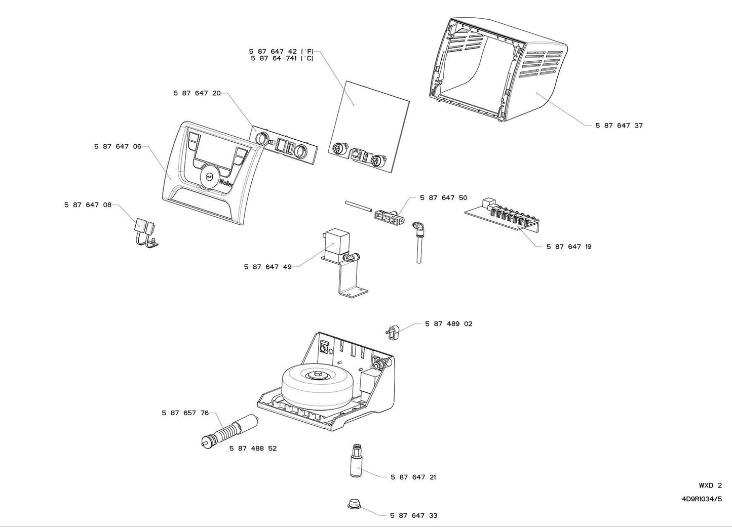 Lodde-& udloddestation WXD2020 230V F