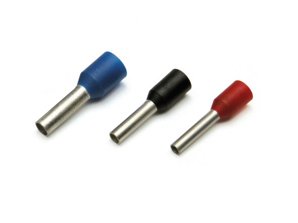 Terminalrør isolert 6mm - L12mm gul