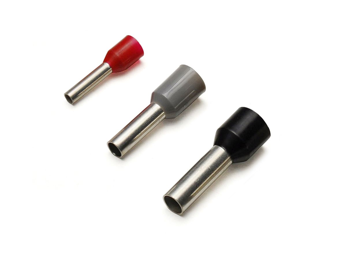 Terminal tube insulated 10mm - L18mm ebony