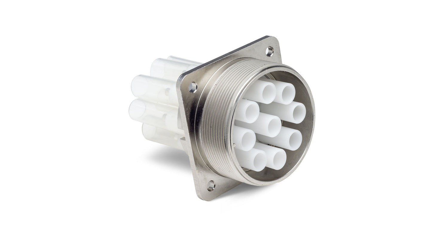 High Voltage plug BU91 (female 9 pos.) Chasis mount