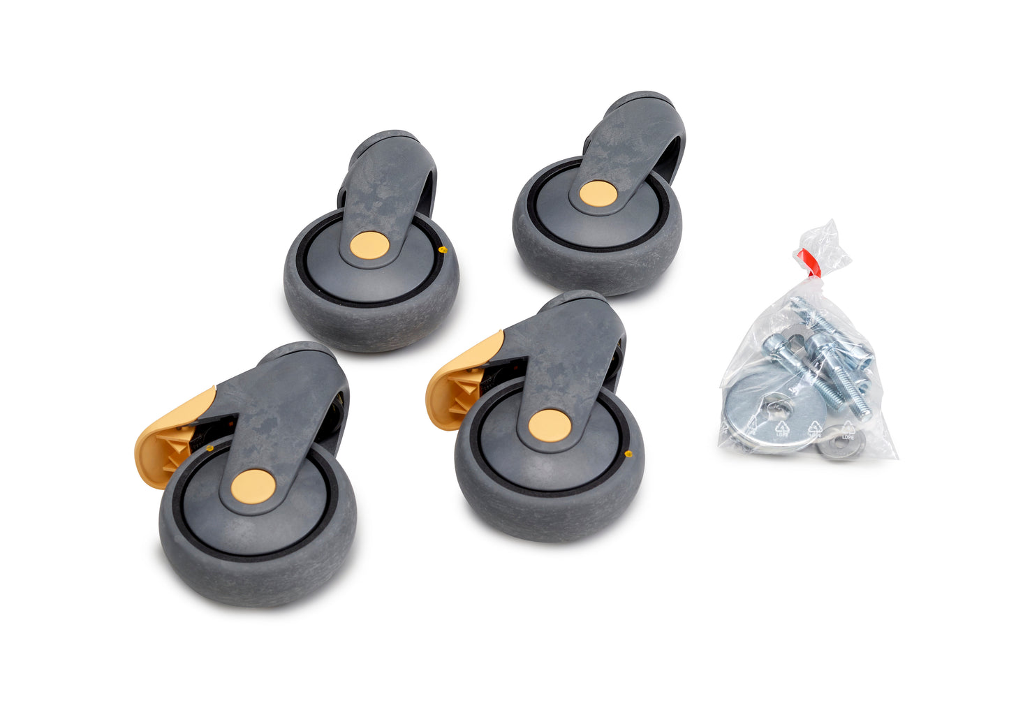 Castor set ESD Ø100mm