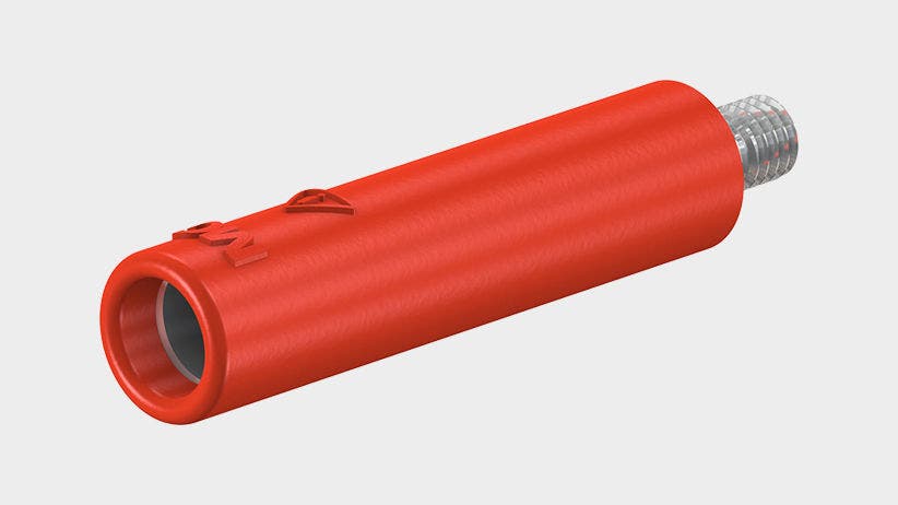 Adapter B4E-M3-I blå m/M3 gjenger CAT II 1000V 32A