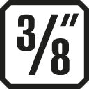 Gedore 3/8 socket 6mm