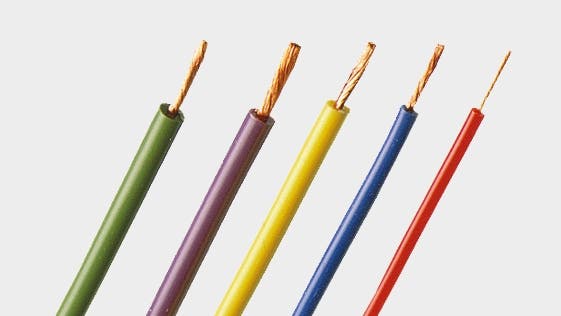 Ledning SILI-E 0,5mm2 sort 100m 300V 10A
