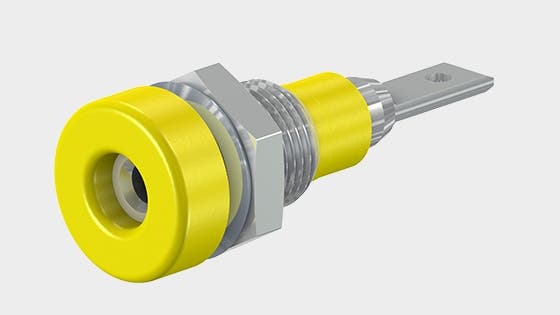 Sokkel LB-I 2 R,6KT rød 30V AC/60V DC - 10A CATI