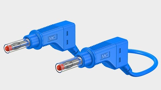 Test lead XZG425/SIL black 100cm - 600V CATII 32A