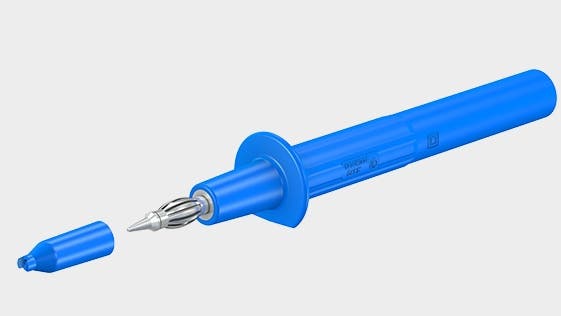 Prøvepind 4mm PP115/4 sort 1000V - CAT II - 32A